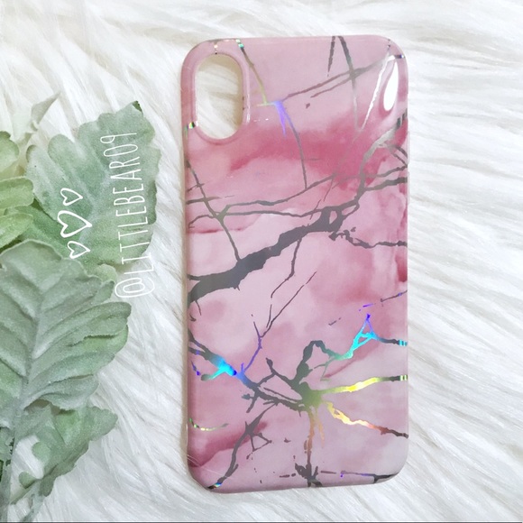 Iphone Case - Pink Marble Lighting - Picture 3 of 6